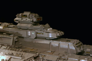 Illustration for article titled LEGO Spaceship Is Seven Feet Long, Took Four Years To Build